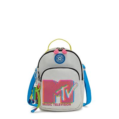 Kipling Alber Fashion Backpacks Grey Pink | USE2414KI