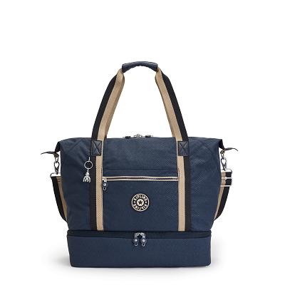Kipling Art M Weekender Duffle Bags Blue | USU2912KI