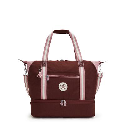 Kipling Art M Weekender Gym Bags Dark Red | USK3261KI