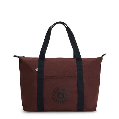 Kipling Art Medium Lite Tote Bags Dark Red | USQ3088KI