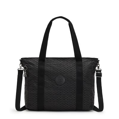 Kipling Asseni Tote Bags Black | USR3169KI