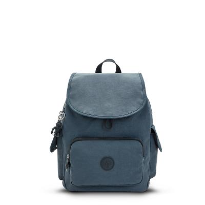 Kipling City Pack Small Travel Backpacks Navy Grey | USI2107KI