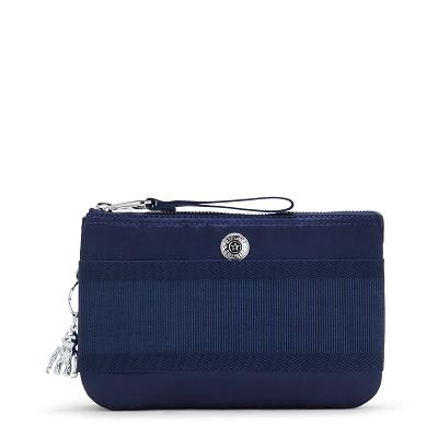 Kipling Creativity Extra Large Wallets Blue Stripes | UST2182KI