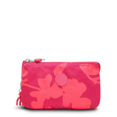 Kipling Creativity Large Makeup Bags Coral Flower | USR2649KI