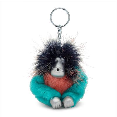 Kipling Fun Hair Sven Keychains Turquoise | USX2302KI