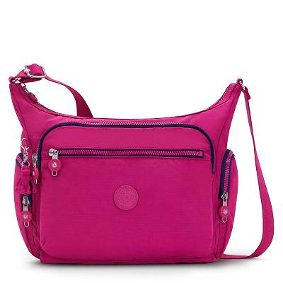 Kipling Gabbie Shoulder Bags Pink Fuchsia | USB2981KI
