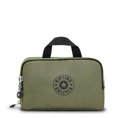 Kipling Jaconita Makeup Bags Olive | USO3122KI