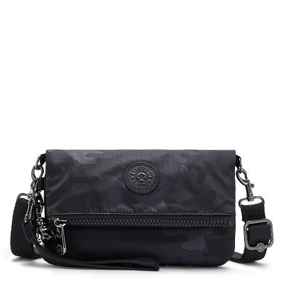 Kipling Lynne Crossbody Bags Black Camo | USX2614KI