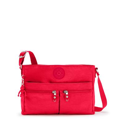 Kipling New Angie Crossbody Bags Red | USY2729KI