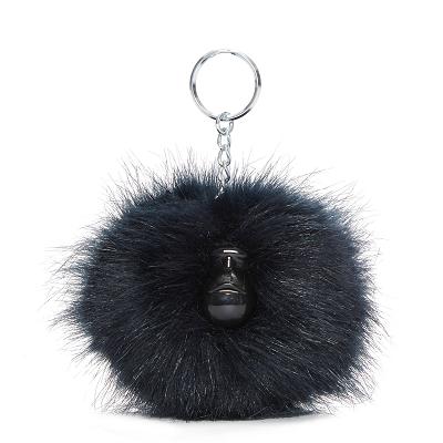 Kipling Pompom Monkey Keychains Navy | USA2552KI