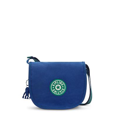 Kipling Ryanne Crossbody Bags Blue | USD2268KI