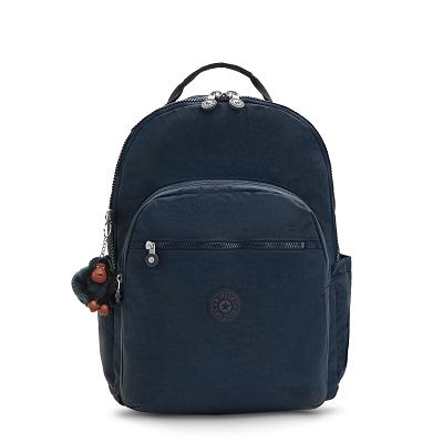 Kipling Seoul Extra Large School Backpacks Blue | USN2774KI