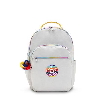 Kipling Seoul Large Laptop Backpacks Grey Multicolor | USA3228KI