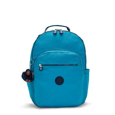 Kipling Seoul Large Laptop Backpacks Green | USL3158KI