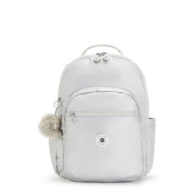 Kipling Seoul Large Laptop Backpacks Metal | USJ3104KI