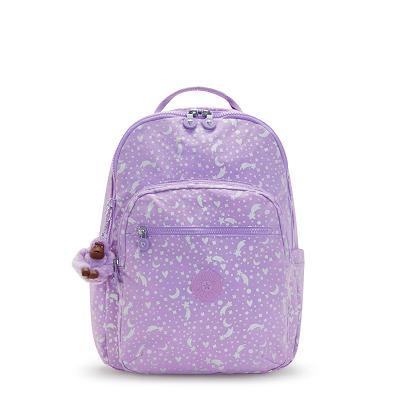 Kipling Seoul Large Laptop Backpacks Metal | USZ3185KI