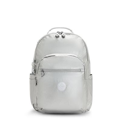 Kipling Seoul Large Laptop Backpacks Silver | USU3120KI