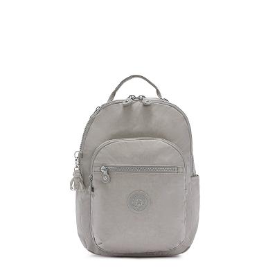 Kipling Seoul Small School Backpacks Grey | USB3267KI