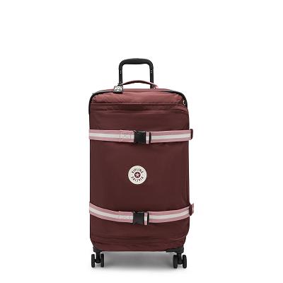 Kipling Spontaneous Medium Rolling Luggage Burgundy | USA2370KI