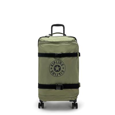 Kipling Spontaneous Medium Rolling Luggage Olive | USC2381KI